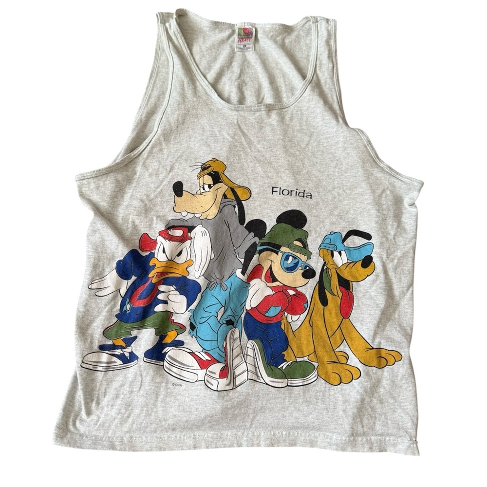 Vintage 90s Sherry’s Best Mickey Mouse Pluto Donald Duck pluto dog Comic T-shirt